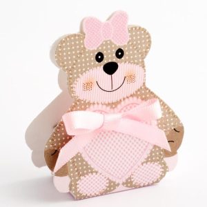 Kleine Doosjes – Roze Teddybeer (10st)