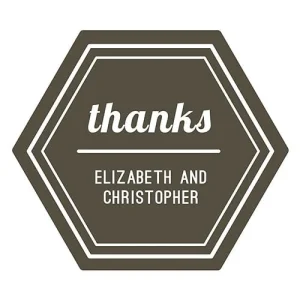 Bedankt Sticker thanks