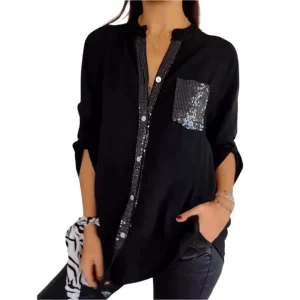Dames Blouse Chic Côtier