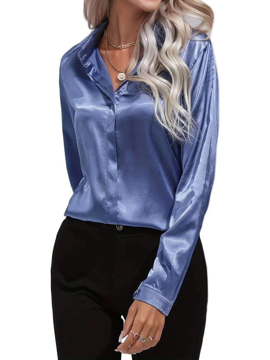 Dames Blouse Tijdloos Design Comfortabel Materiaal