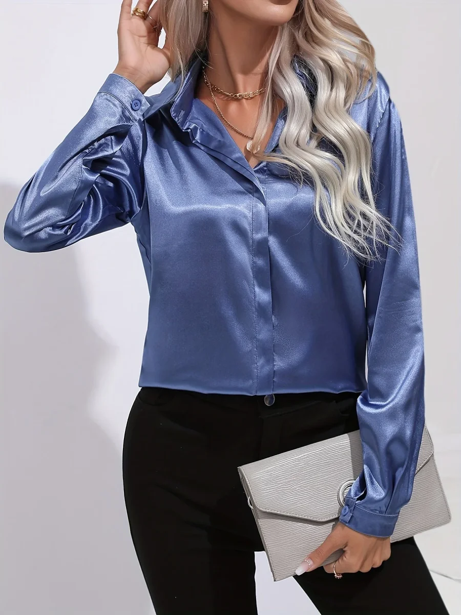 Dames Blouse Tijdloos Design Comfortabel Materiaal - Afbeelding 5