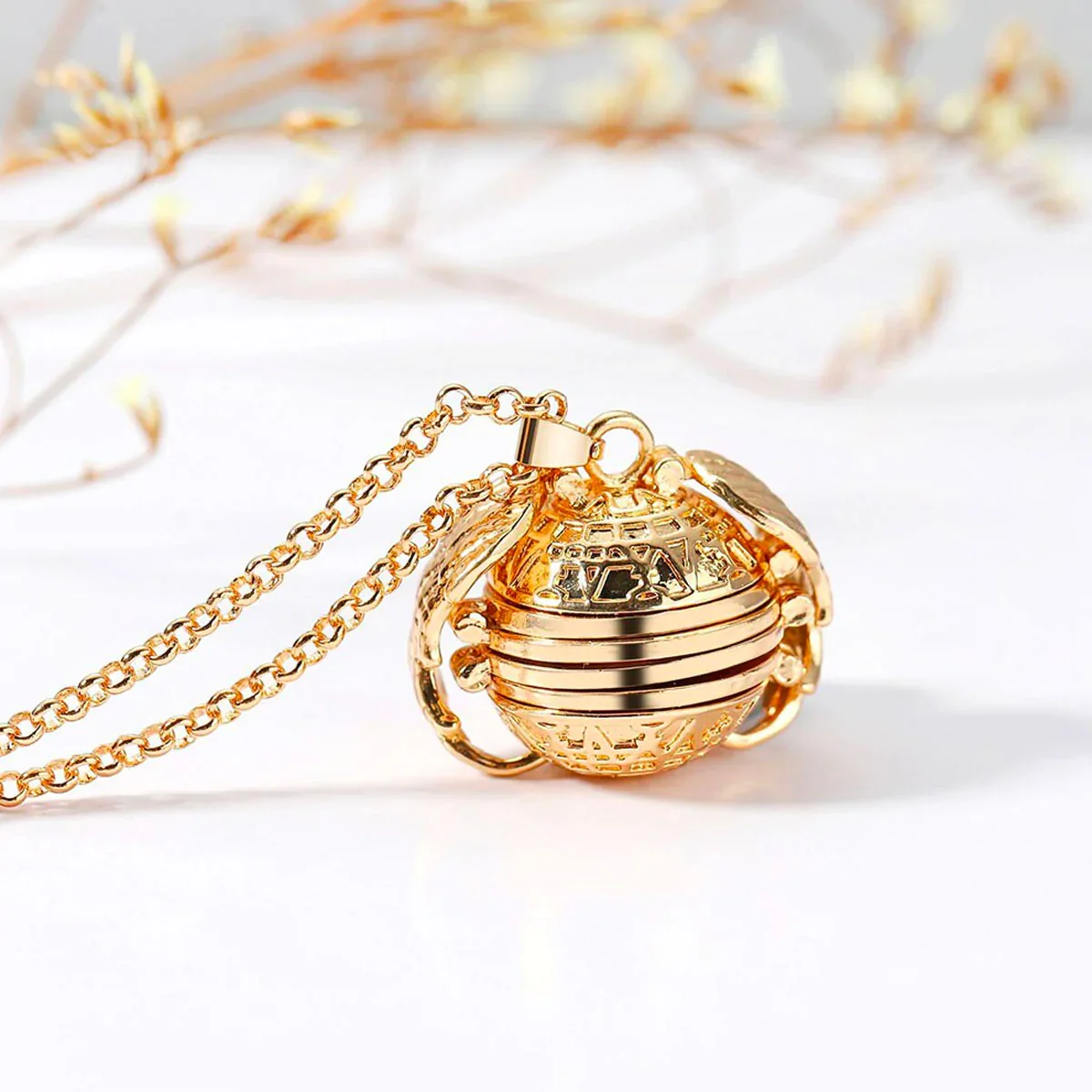 Uitbreidbare Foto Locket Ketting - Afbeelding 2