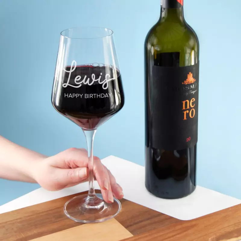 Gepersonaliseerd Wijnglas Verjaardag - Afbeelding 3