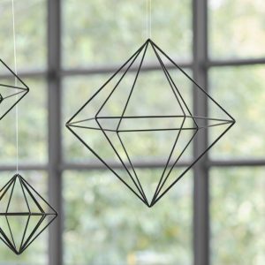 Grote Metalen Geometrische Hangdecoratie
