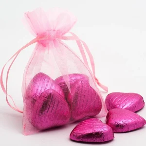 Organza zakjes roze