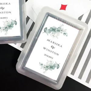 Speelkaarten Botanical met Gepersonaliseerde Sticker