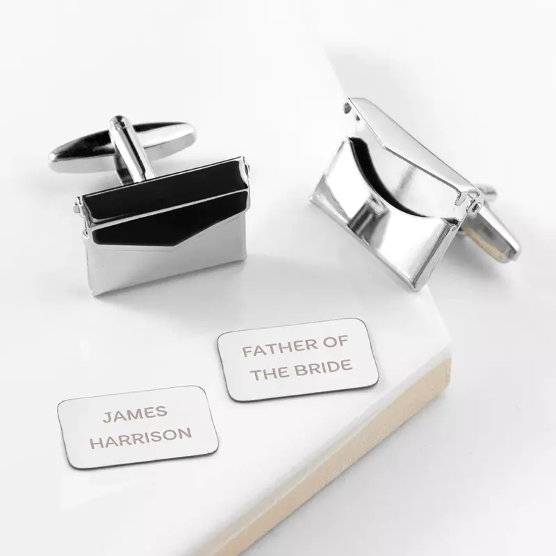 Verborgen Boodschap Manchetknopen - Afbeelding 2