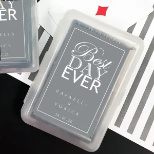 Gepersonaliseerde Best Day Ever Speelkaarten