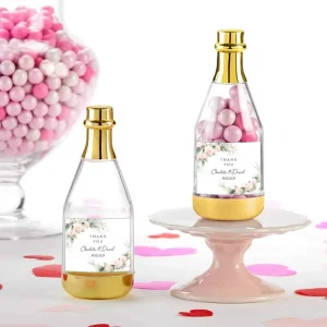 Champagne Bedankje Bohemian Blush | Acryl Flesje Thank You