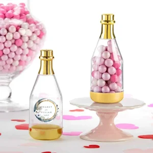 Champagne Bedankje Boho Chic | Acryl Flesje Gouden Frame