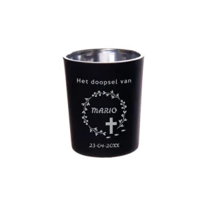 Krans van Geloof Theelichthouder – Doopsel Bedankje