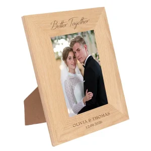 Gepersonaliseerde Custom Trouwdag Fotolijst