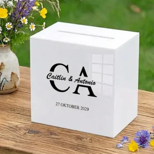 Enveloppendoos Acryl | Bold Monogram Gepersonaliseerd