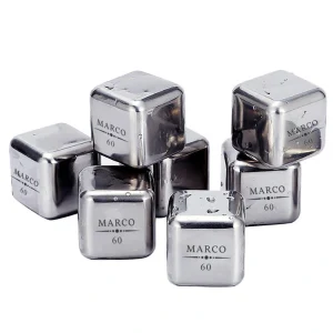 Birthday Blend Whiskey Stenen – 8 Gegraveerde RVS Stenen