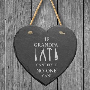 Gepersonaliseerd Leistenen Ophangbordje – ‘If… Can’t fix it!’