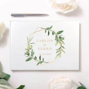 Gastenboek Greenery Bliss | Modern Botanical Design