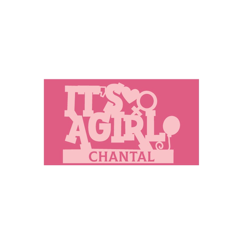 Schattige ‘It’s a Girl’ Stickers - Afbeelding 2