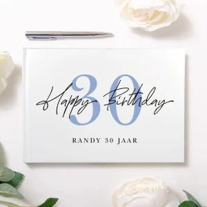 Gastenboek Happy Birthday | Gepersonaliseerd met Naam
