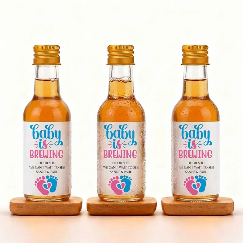 Baby is Brewing Bedankje Gender Reveal