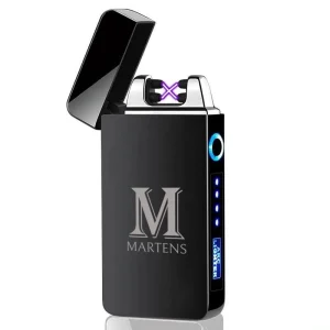 Monogram Aansteker met Naam | Luxe USB Oplaadbaar