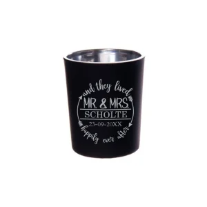 Gepersonaliseerde Waxinelichtjes Mr & Mrs
