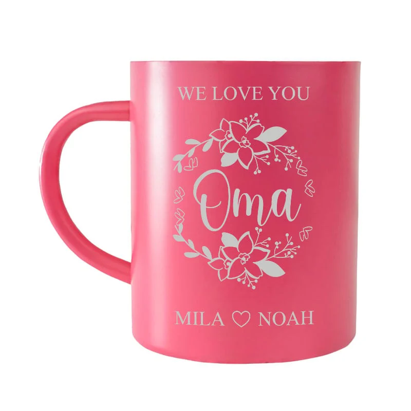 Gepersonaliseerde Thermobeker “Oma” met Persoonlijke Tekst