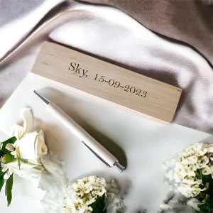 Houten Balpenset in Geschenkdoos