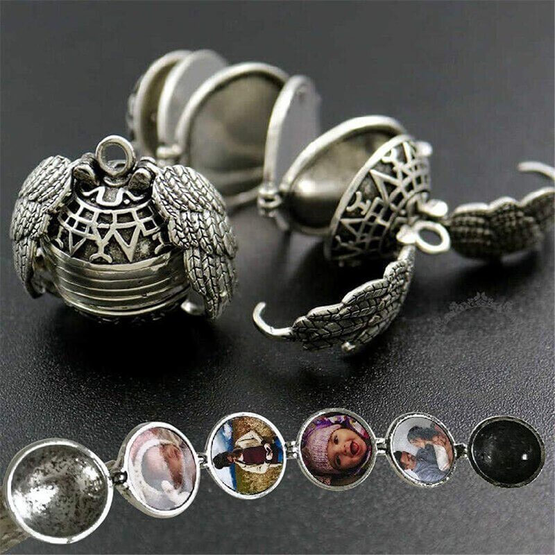 Uitbreidbare Foto Locket Ketting - Afbeelding 5