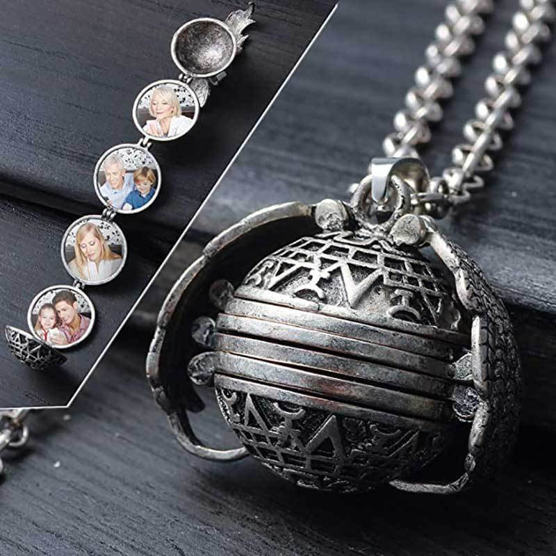 Uitbreidbare Foto Locket Ketting - Afbeelding 4