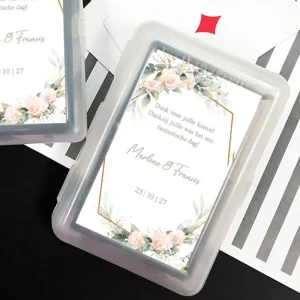 Romantic Golden Rose Speelkaarten | Een elegant en dankbaar bedankje