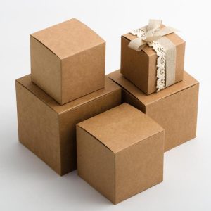 Kubusdoosjes Kraft – 7cm (10st)