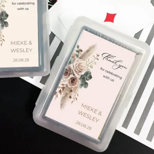 Boho Blush Speelkaarten | Een uniek en blijvend bedankje