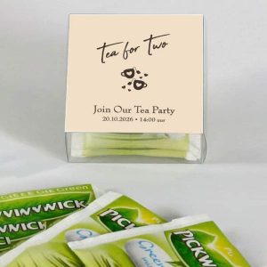 Tea For Two | Vintage Theebedankje Beige