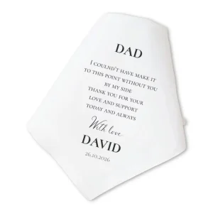 Bruiloft Zakdoek “Thank You Dad” – Wedding Collection