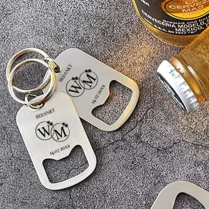 Verstrengelde Liefde Sleutelhanger met Opener