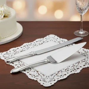 Verzilverde Taartsnijset ‘Crystal Wave’