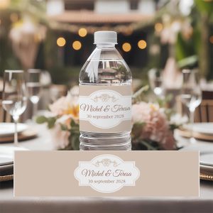 Water Etiketten Stylish | Elegante Bedankjes