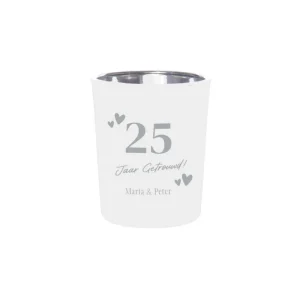 Vonken van Geluk Theelichtjes – Huwelijksverjaardag Bedankjes