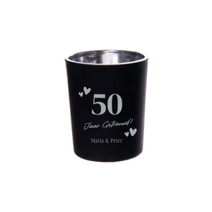 Jubileumvonk Theelichtjes – 50 Jaar Getrouwd Bedankjes